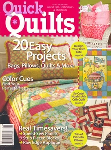 Quick Quilts Magazine 20 Easy Projects 2008 Color Cues Timesavers - Picture 1 of 4
