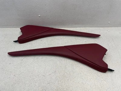 18 19 20 Lexus RC300 Left Right Center Console Trim Panel Set Pair Red 1580 OEM - Image 1 of 4