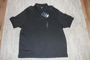 Camisa Polo Roundtree & Yorke Para Hombres XL Negra Algodón Supima Manga Corta Informal - Imagen 1 de 8