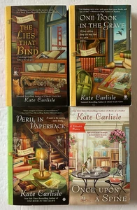 KATE CARLISLE lot of 4 BIBLIOPHILE mystery series ONCE UPON A SPINE + - Bild 1 von 6