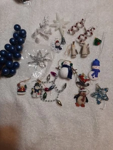 Decoraciones de árbol de Navidad mixtas en miniatura - Imagen 1 de 7