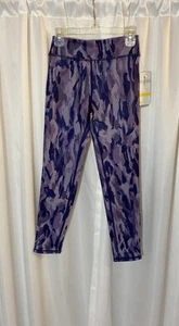 Zella Girls Purple and White Swirl Joggers Windbreaker Light Weight Large (10/12 - Picture 1 of 7