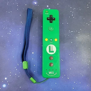 Official Wii Remote LUIGI Nintendo Motion Plus Wii U OEM Controller Tested  - Picture 1 of 9