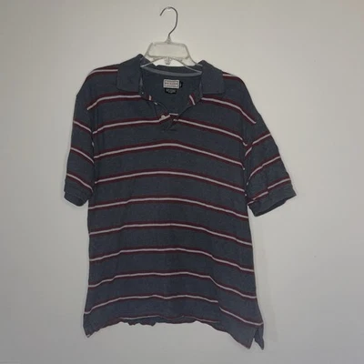Arizona Dark Grey Maroon And White Men’s L Polo - Image 1 of 3