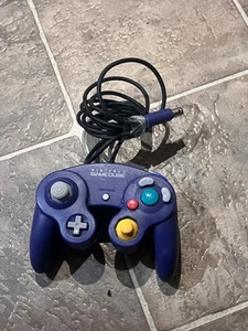 Official Nintendo Gamecube Controller Indigo DOL-003 Authentic OEM Tested - Picture 1 of 4