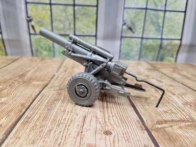 De colección Marx Battleground Obús Alemán Gris Plástico Artillería Cañón Foto 1 de 4