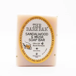 The Bare BAR Sandelholz Und Moschus Seife Für Alle Hauttypen 100g - Bild 1 von 8