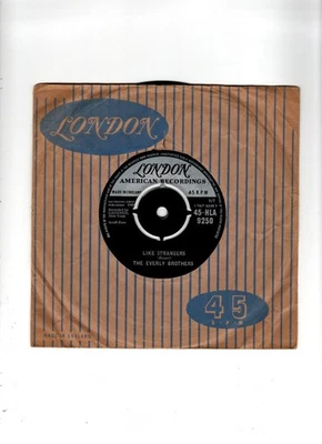 THE EVERLY BROTHERS  LIKE STRANGERS / LEAVE MY WOMAN ALONE. UK ORIG 7". N/MINT - Image 1 of 2