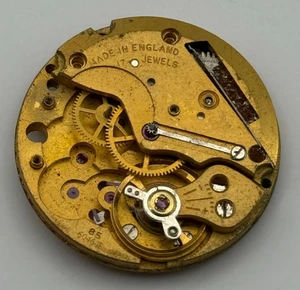 Smiths De Luxe 60464e Cal 85 Watch Movement Manual Wind Vintage Parts 26.9mm - Picture 1 of 21