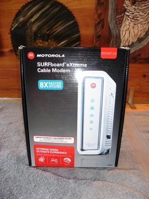 Motorola Arris SB6141 Wired Surfboard 8x4 Docsis 3.0 High Speed Cable Modem Home - Image 1 of 4