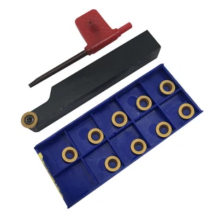 5/8 SRACR1616H10,Lathe External Turning Tool Holder +RCMT10T3MO Inserts R5 Round - Picture 1 of 6