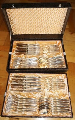 Besteck Besteckkasten DDR 90er MKM 48teilig für 12 Personen  - Bild 1 von 4