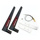 2X8Dbi Dual Band M.2 IPEX MHF4 U.Fl Cable to RP-SMA Pigtail WiFi Antenna SeE6