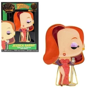 FUNKO POP PIN 4” WHO FRAMED ROGER RABBIT Jessica Rabbit #07 NEW - Picture 1 of 1