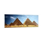 Wandbilder 90x30cm Glasbild Pyramide W�ste Sand Klein Bilder Art Wanddeko