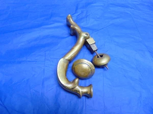 Door Knocker Doctors Antique Large Heavy Brass Clapper 697D (FREE UK POSTAGE) - Picture 1 of 7