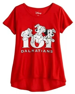 New $15.00 DISNEY - 101 DALMATIANS Cute Girls Red T-Shirt Top - Size: XL 16 - Picture 1 of 1