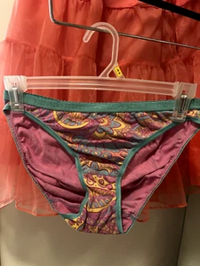 Vintage Victoria Secret Classic Signature Band Large 100% Cotton Panty    - Picture 1 of 5