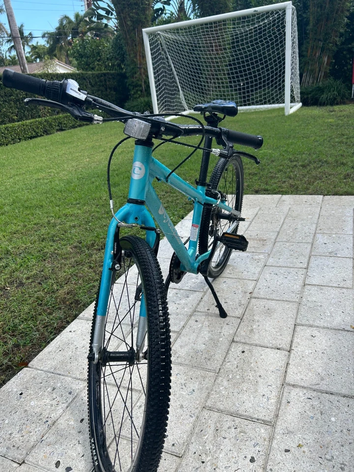 Bicicleta para niños de 20 pulgadas azul claro ligeramente usada Foto 1 de 4