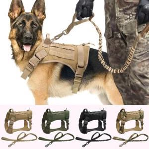 Arnés táctico para perro con mango grande militar para perro de trabajo chaleco para entrenamiento - Imagen 1 de 40