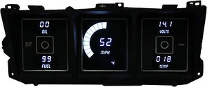 Ford Truck DIGITAL DASH PANEL FOR 1973-1979 Gauges Intellitronix White LEDs!! - Picture 1 of 3