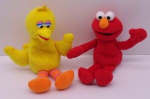 Sesame Street Gund 7in Big Bird & Elmo Mini Friends Plush Stuffed Animals 75932