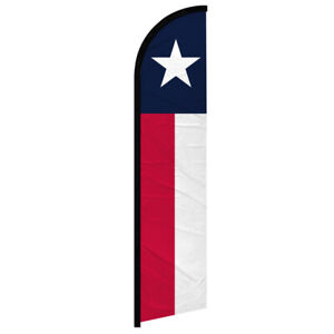 Texas Full Curve Windless Swooper Advertising Flag Texas State Flag TX Texan