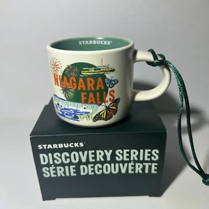 Starbucks NIAGARA FALLS Discovery Series ORNAMENT Expresso Mini Mug 2 oz. NEW! - Picture 1 of 5