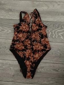 wolf and whistle shell print bikini