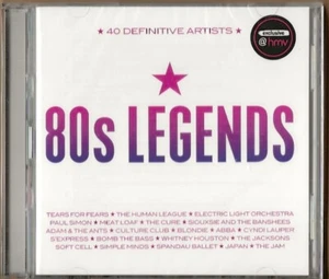 80s Legends - 2 CDs - The Cure-Billy Idol-ABBA-Roxy Music - NEUWARE!!! - Bild 1 von 2