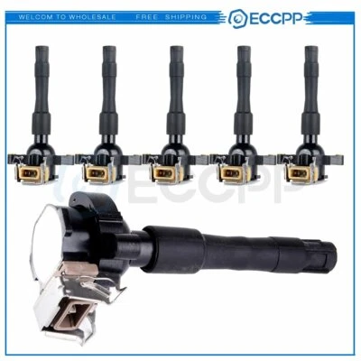 Juego de 6 bobinas de encendido para BMW 325i 323i 2.5L 740iL X5 540i 4.4L 330i 530i UF300 Foto 1 de 4