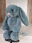 Retired ! Medium Bashful Forest Bunny Brand New With Tags Jellycat !