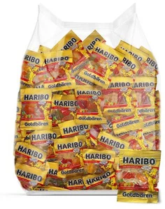 Haribo Gummy Bears Bulk Bag Goldbears Candy - 50 Mini Bags Individually Wrapp... - Picture 1 of 5
