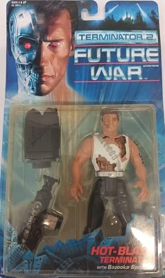 1992 Kenner TERMINATOR 2 Future War Hot Blast Terminator Action Figure, SEALED! - Image 1 of 2