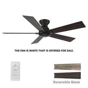 CARRO 52" Flush Mount Indoor Ceiling Fan with Remote Control No LED Light - Picture 1 of 16