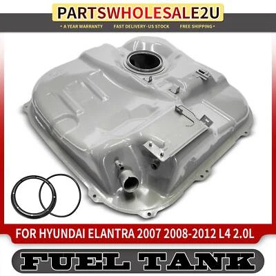 Tanque de combustible plateado de 14 galones para Hyundai Elantra 2007 2008 2009 2010-2012 L4 2,0 L Foto 1 de 4