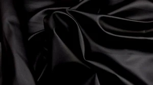 Vinilo PVC Cuero Negro Piel Suave Ropa/Tapicería Coche Tela POR 55" Ancho - Imagen 1 de 1