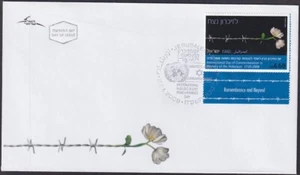 ISRAEL Sc # 1715 FDC DÍA INTERNACIONAL DE CONMEMORACIÓN DEL HOLOCAUSTO - Imagen 1 de 1