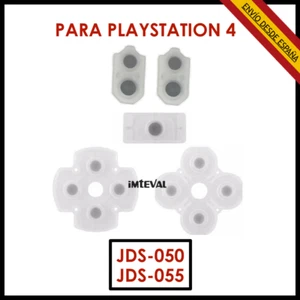 GOMA CONTACTO BOTONES MANDO PS4 PLAY STATION 4 V2 ALMOHADILLAS GOMAS JDS-050 055 - Imagen 1 de 2