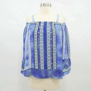 Parker Bauern Seiden Bluse Top Cold Shoulder Damen XS NEU Dipsy Blau Olympos - Bild 1 von 12