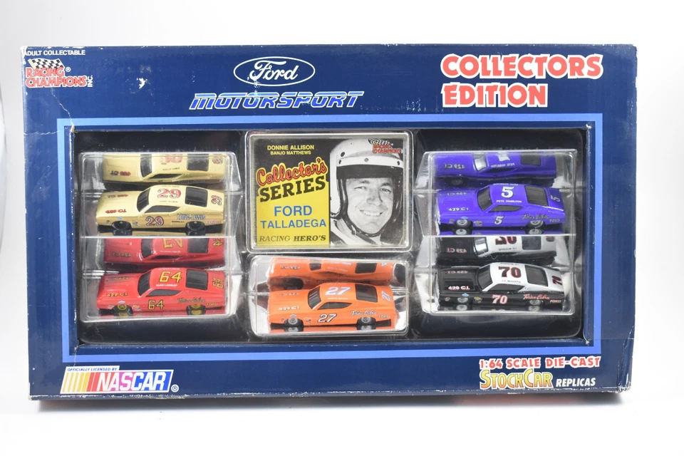 Ford Motorsport Donnie Allison Banjo Matthews Racing Champions Vintage Pacote com 5 - Imagem 1 de 4