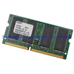 Samsung 256MB (1X256MB) PC133 144PIN NO ECC SDRAM Memoria RAM SO DIMM 3.3V - Imagen 1 de 4