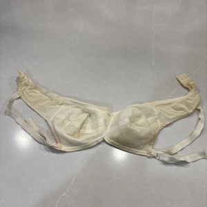 Vtg 50's Sears Perma - Prest Bra White Medium ORIGINAL TAGS - Picture 1 of 11