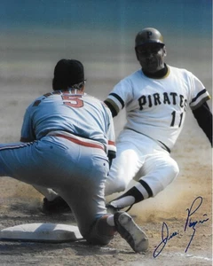 JOSE PAGAN handsigniertes signed 8 x 10 Foto Pittsburgh Pirates Baseball COA - Bild 1 von 1
