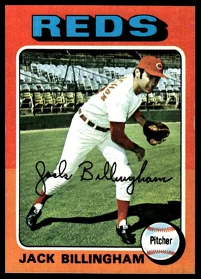 1975 Topps #235 Jack Billingham [Tarjetas de cabra] Foto 1 de 2