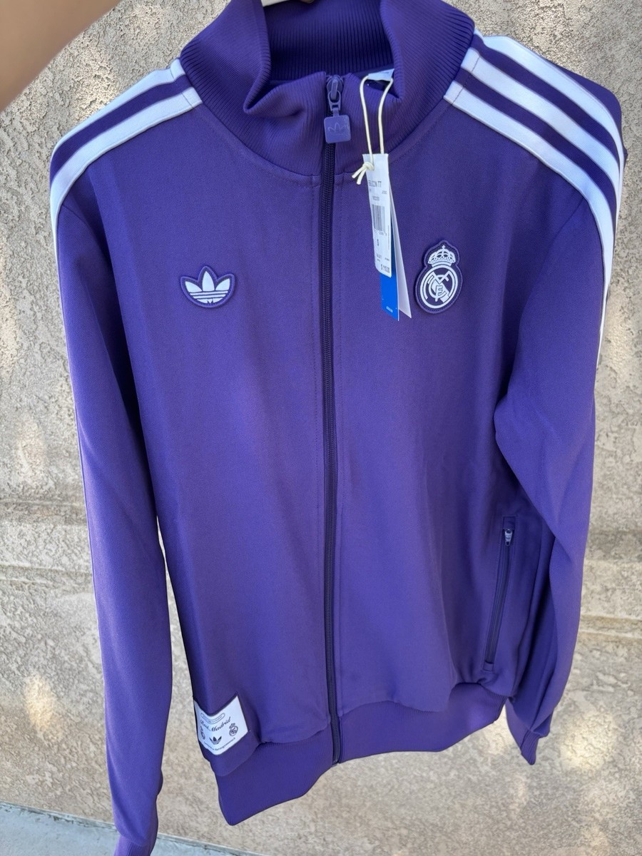 トップス 00s adidas track jacket purple size S 00s Adidas Purple / White Stripe Track Jacket - S / XS – Rokit