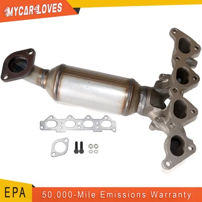 Catalytic Converters for 2004-2009 Kia Spectra Spectra5 2.0L Curved Outlet EPA - Image 1 of 4