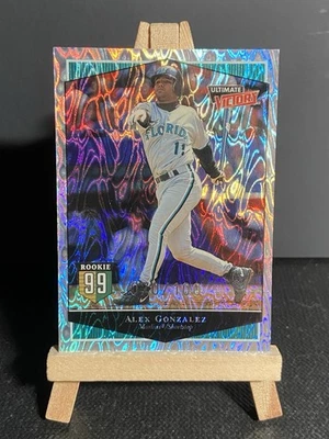 Cubierta superior Ultimate Victory Rookie Parallel 1999 #129 Alex Gonzalez/100 raro SP Foto 1 de 2