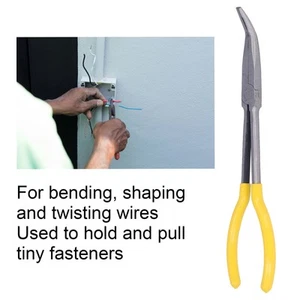 Weitreichende Zange 45 Stahlzange Kabel Drahtschneider Für Reparaturen 11in 45°❀ - Afbeelding 1 van 22