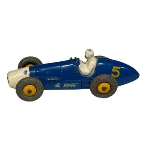 Coche de carreras vintage Dinky Toys Ferrari 234 azul fundido a presión Inglaterra Meccano años 50 juguete - Imagen 1 de 5